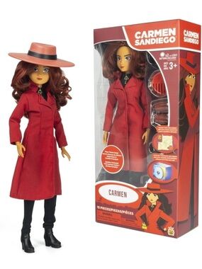 Carmen Sandiego Classic 12" Fashion Doll, Children Ages 3+